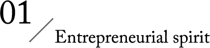 01 Entrepreneurial spirit