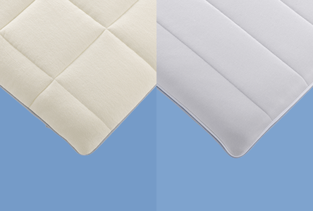 Outer cover(quilt for winter, mesh for summer) is reversible, which ensures a comfortable use all year round simply by flipping over to change surface.
